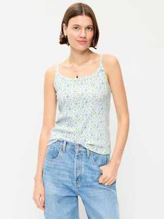 Pointelle Cami Tank Top | Old Navy (US)