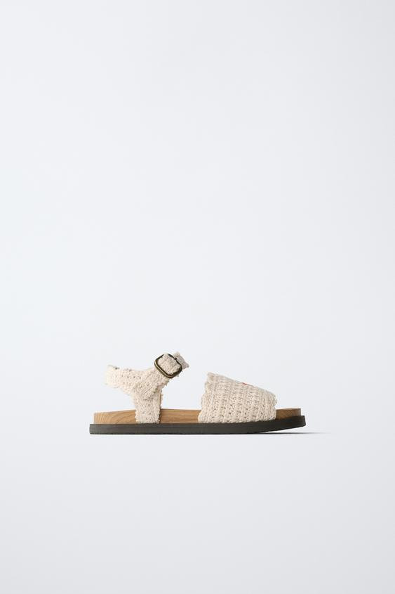 CROCHET CHERRY SANDALS | Zara US