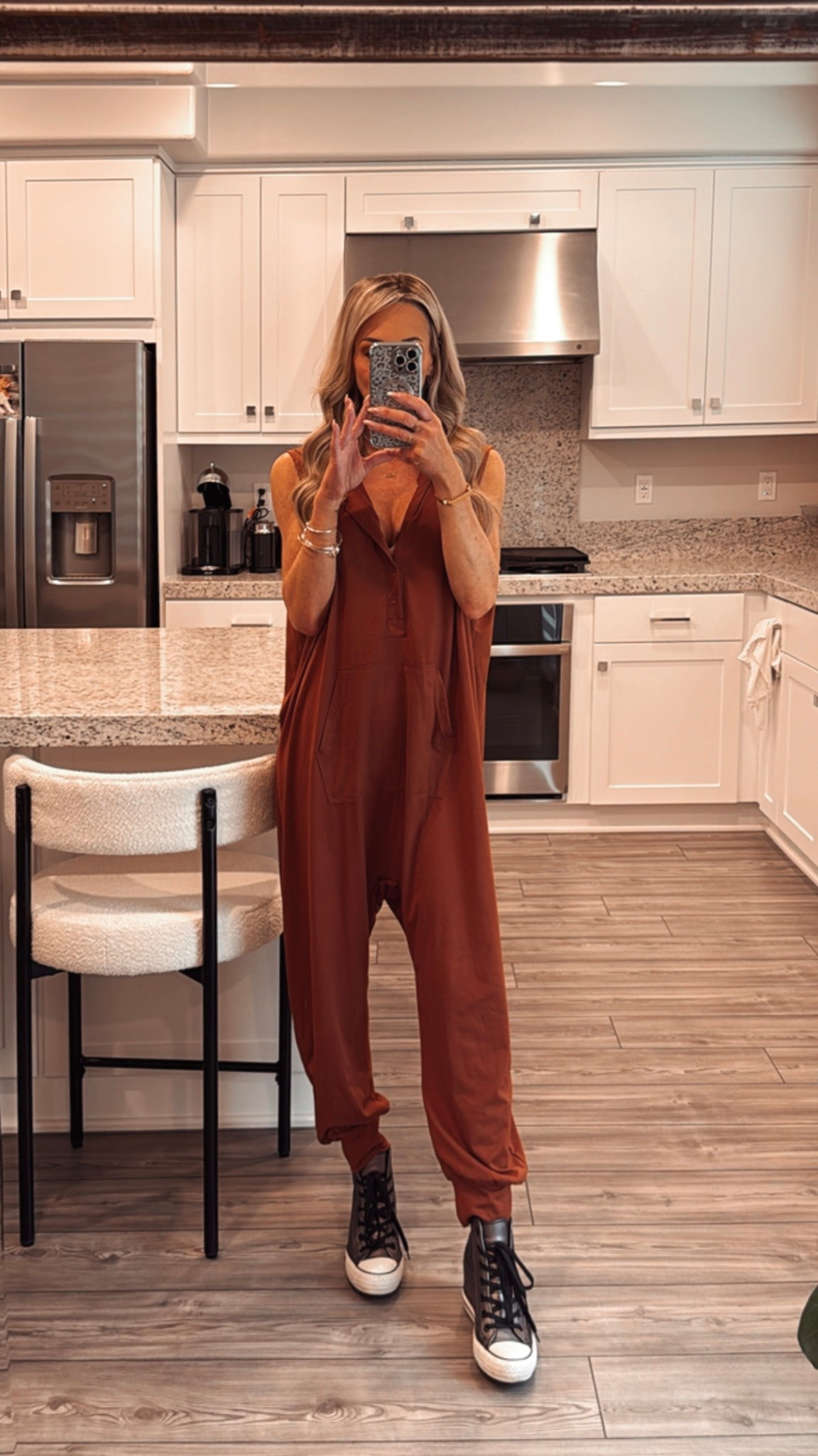 Hooded romper jumpsuit 

#LTKFindsUnder50 #LTKStyleTip