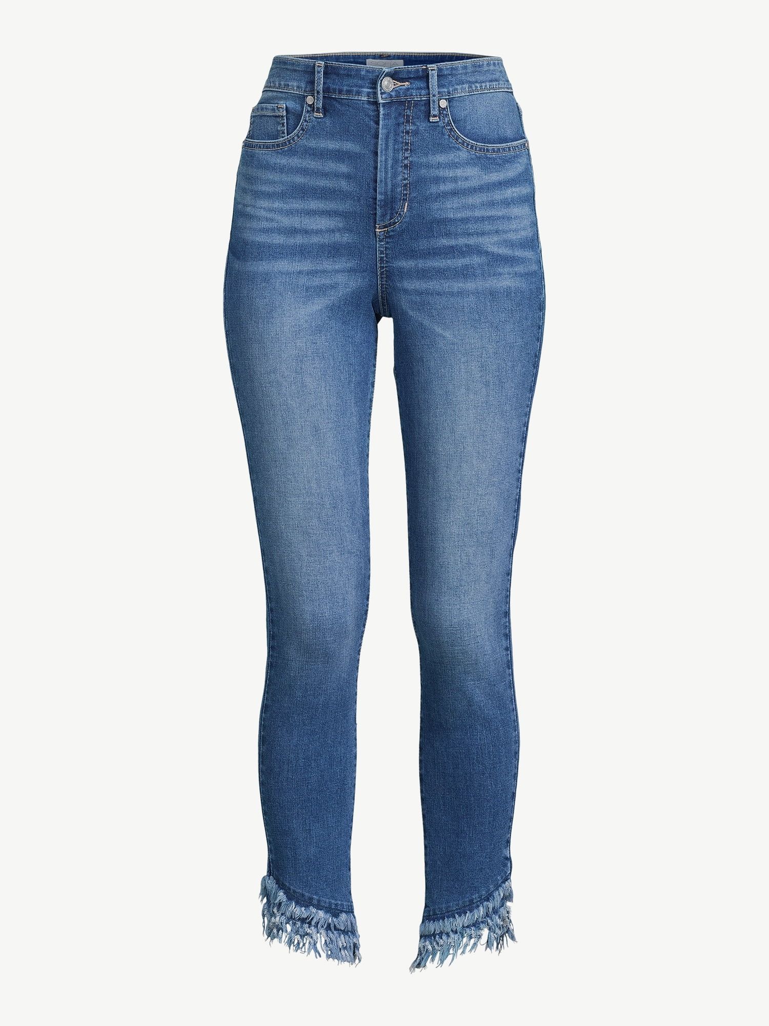 Sofia Jeans by Sofia Vergara Women's High-Rise Rosa Curvy Skinny Cha Cha Ankle Jeans - Walmart.co... | Walmart (US)