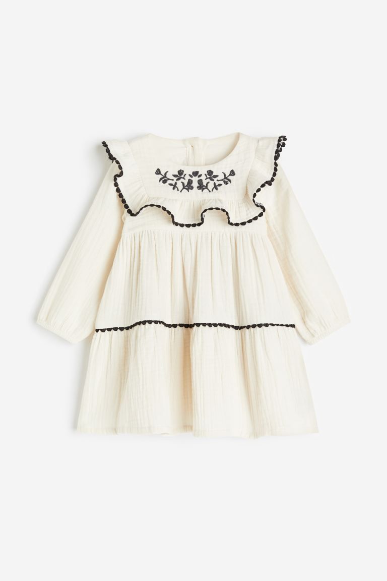 Embroidered-motif Dress | H&M (US + CA)