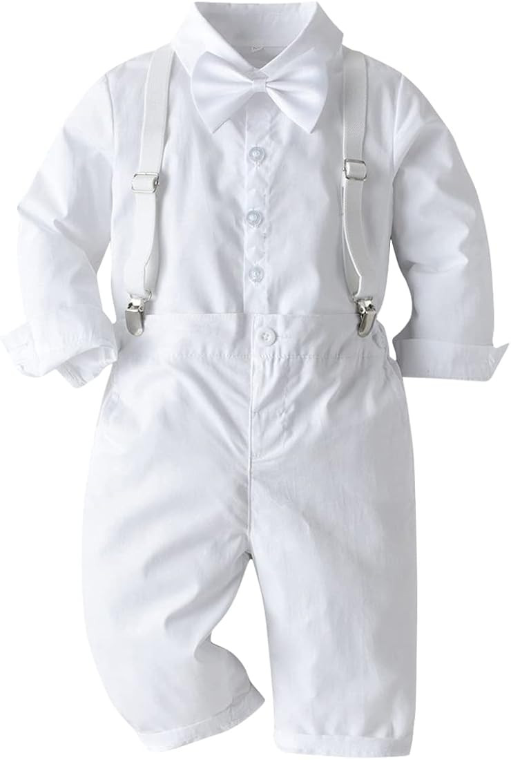 Amazon.com: Baptism Christening Outfits for Boys Baby Clothes Sets Toddler Boy Outfit Gentleman S... | Amazon (US)