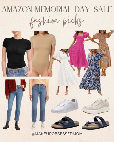 Elevate your style with these fashion finds from chic tops to comfortable shoes! Don't miss out on these great deals during the Amazon Memorial Day sale to revamp your wardrobe this Spring and Summer season!
#fashionsale #midlifestyle #shoeinspo #onsalenow

#LTKSaleAlert #LTKSeasonal #LTKShoeCrush