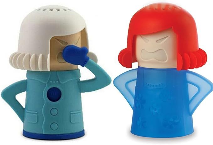 Keledz Microwave Cleaner Angry Mom with Fridge Odor Absorber Cool Mom(2pcs) | Amazon (US)