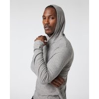 Vuori Strato Tech Hoodie | Heather Grey | Large | Vuori Clothing (US & Canada)