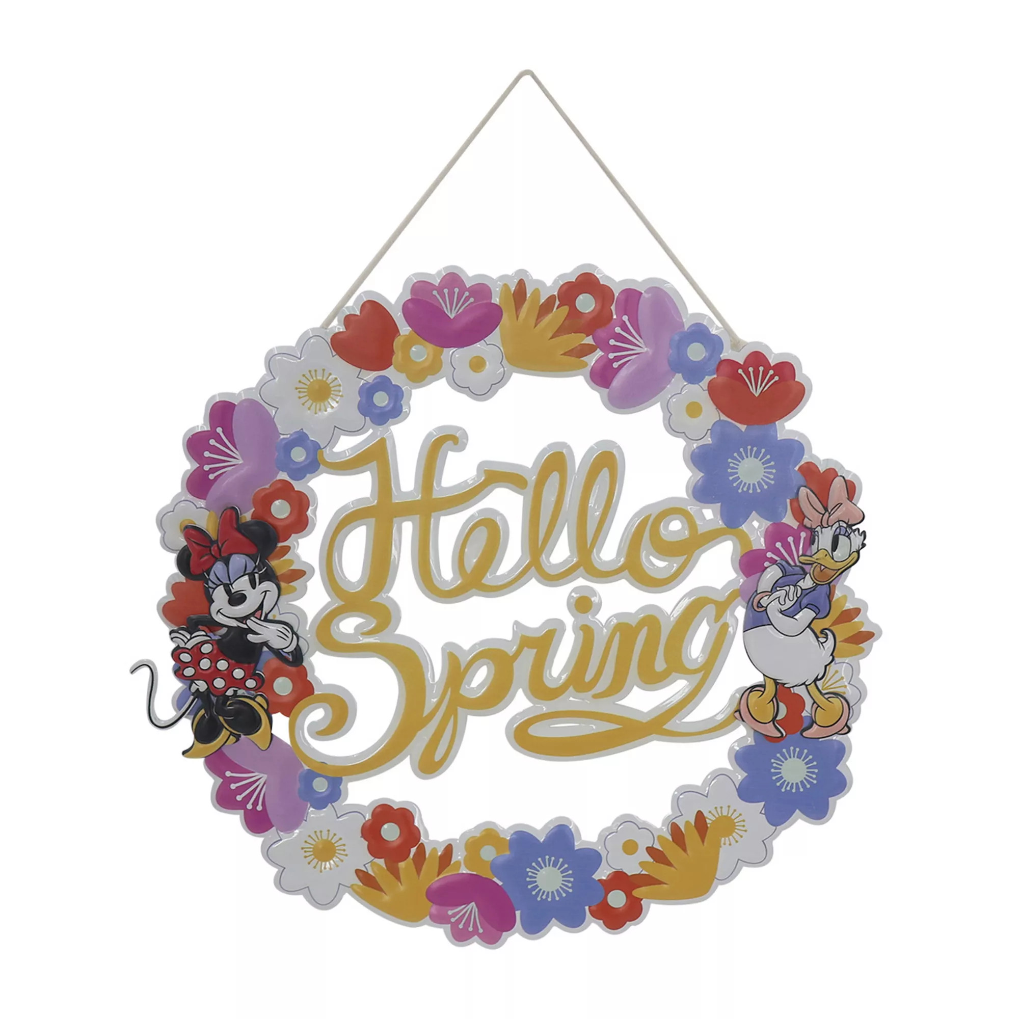 Celebrate Together Disney Metal Hello Spring Enamel Wreath | Kohl's