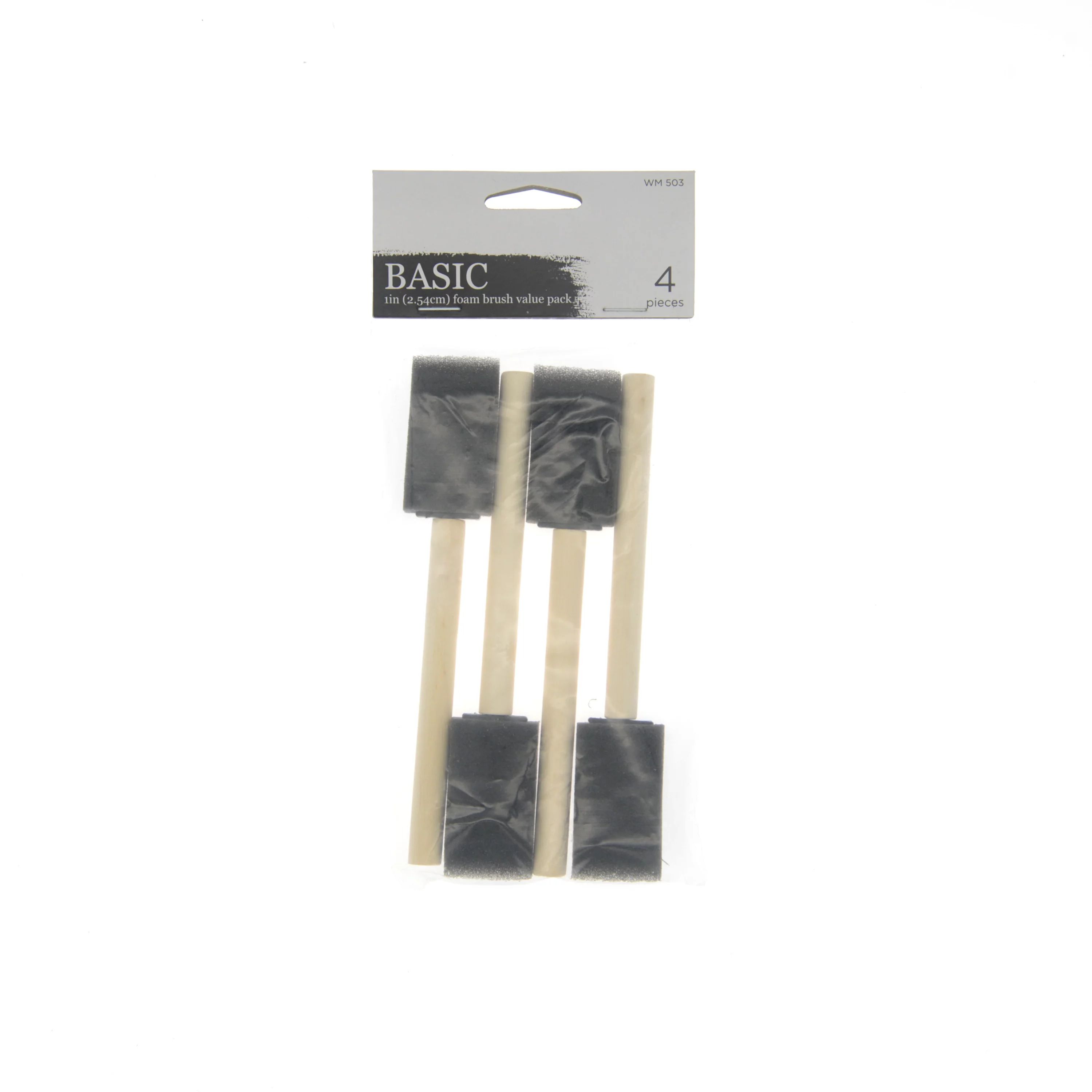 Unbranded Art Brush Set, 1" Foam Brush 4pcs Pack, Craft Brushes - Zhejiang G&F | Walmart (US)