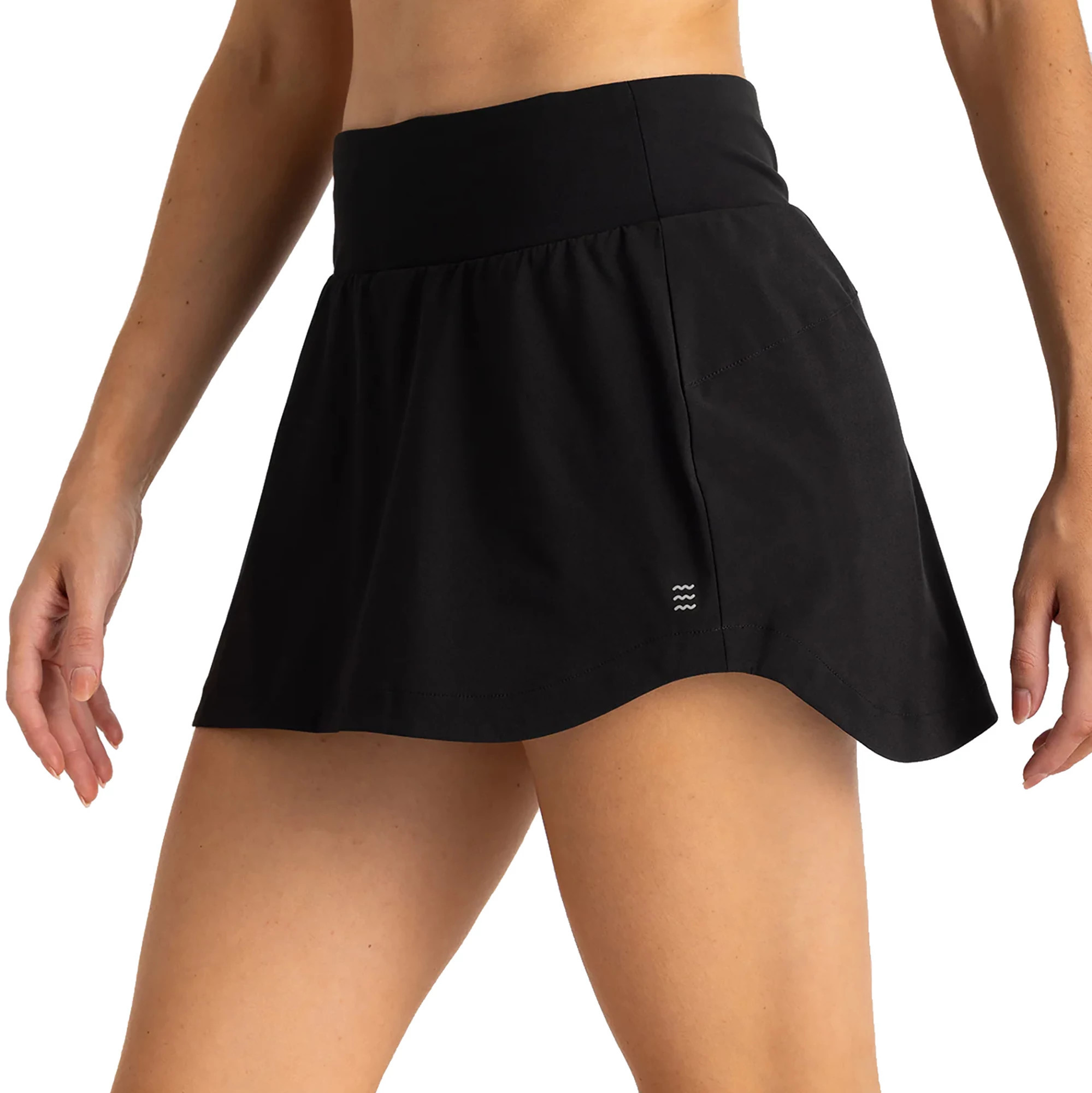 Free Fly Women's Bamboo-Lined Active Breeze 13" Skort, Small, Black | Public Lands