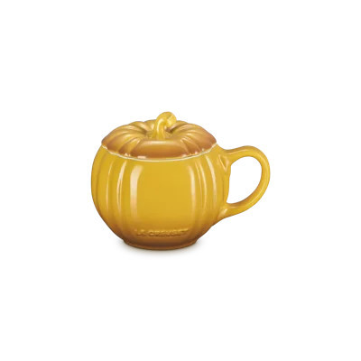 Le Creuset Stoneware Pumpkin Mug With Lid, 14 Oz. - Nectar | Wayfair North America