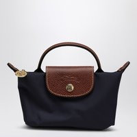 Longchamp Le Pliage Original Blue Navy Clutch Bag | Balardi (US & Canada)