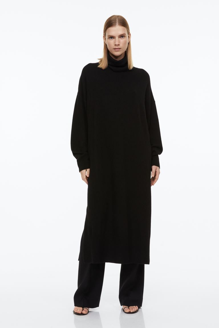 Cashmere polo-neck dress | H&M (UK, MY, IN, SG, PH, TW, HK)