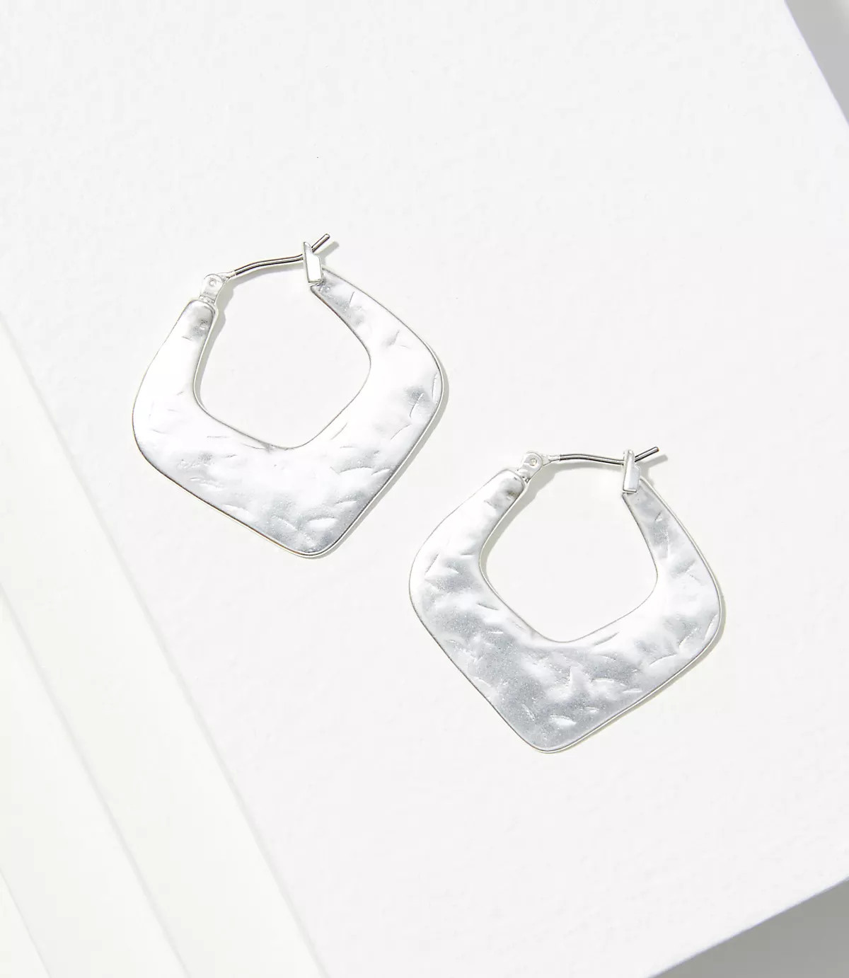 Geo Hoop Earrings | LOFT | LOFT