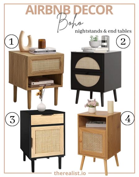 High-quality and inexpensive - the perfect combo for your Airbnb nightstands and end tables! Airbnb decor ideas. Boho decor. Amazon finds. Amazon home. Amazon deals  

#LTKhome #LTKunder50 #LTKunder100