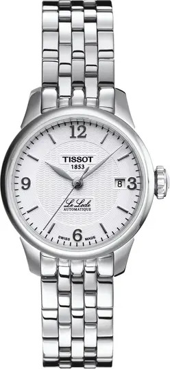 Tissot Le Locle Automatic Bracelet Watch, 25.3mm | Nordstromrack | Nordstrom Rack