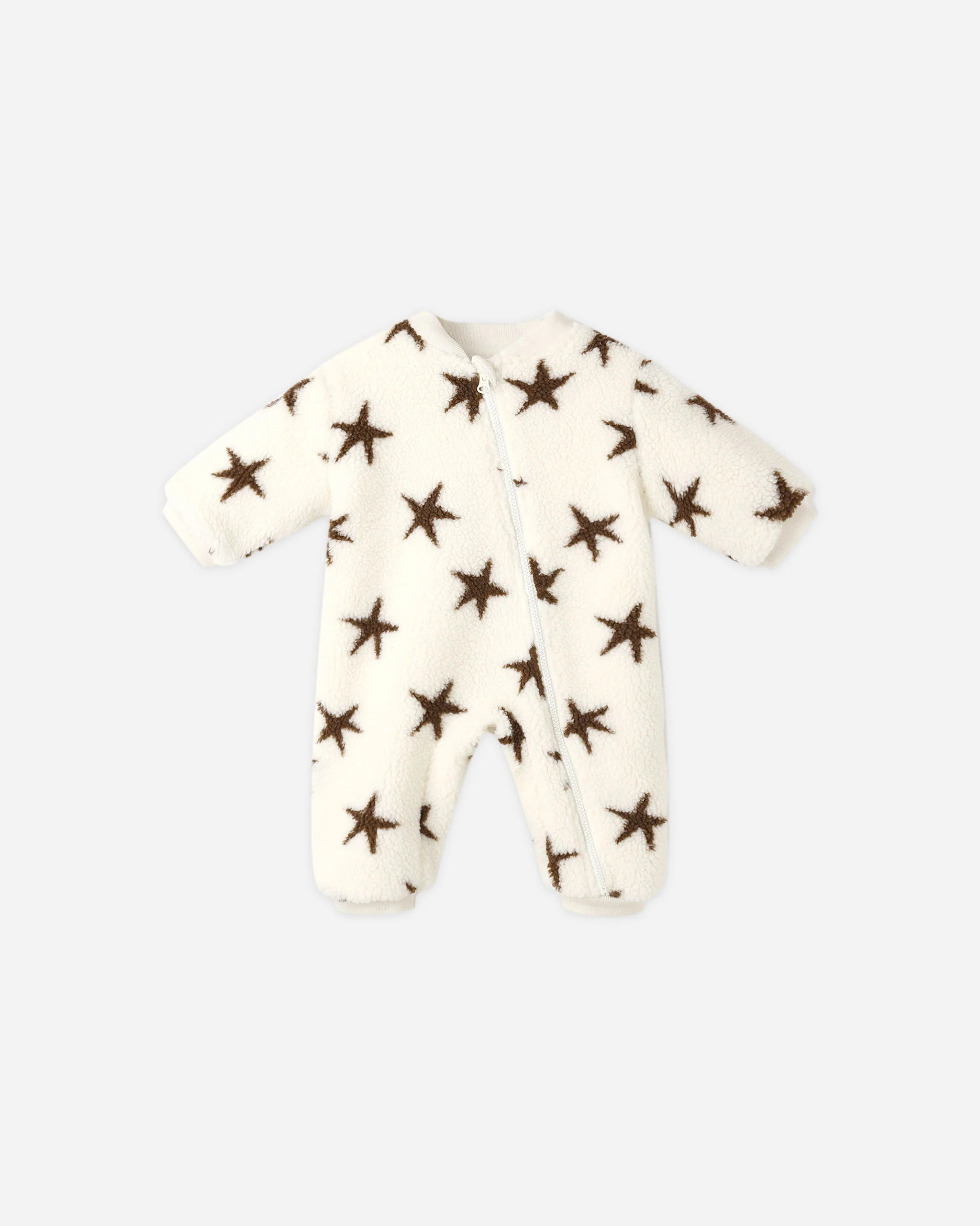 Shearling Baby Jumpsuit Stars | Rylee + Cru