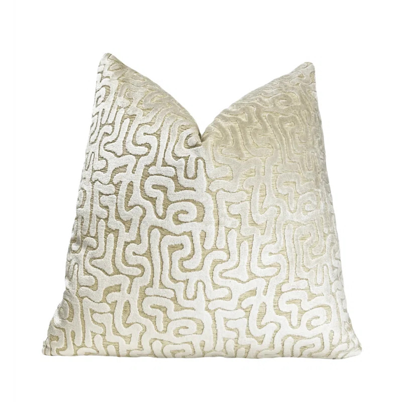 Velvet Maze Throw Pillow Cover | Wayfair North America