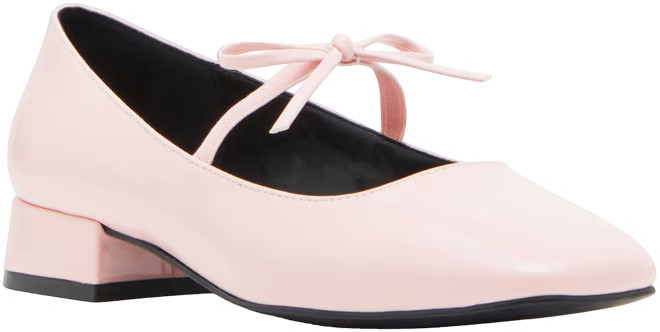 Madden Girl Egret Block-Heel Mary-Jane Bow Ballet Flats - Macy's | Macy's