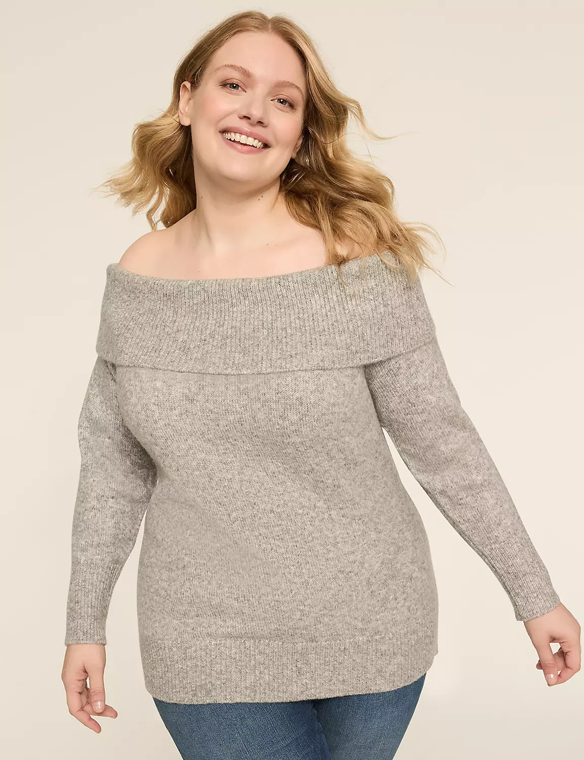 Off-The-Shoulder Sweater | LaneBryant | Lane Bryant (US)