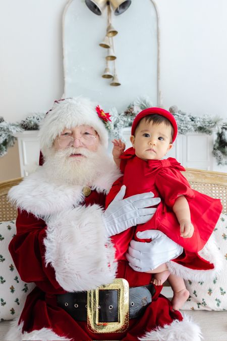 Unsure about Santa, but she is just the cutest little Christmas baby! Her whole outfit is Janie & Jack - linked below!

#LTKSeasonal #LTKbaby #LTKHoliday