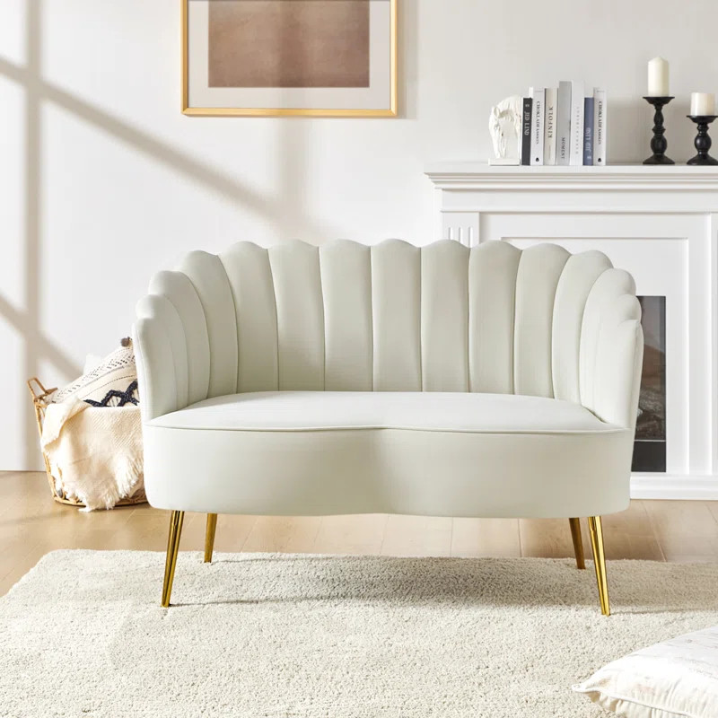 Hendrix 50.2'' Velvet Loveseat | Wayfair North America