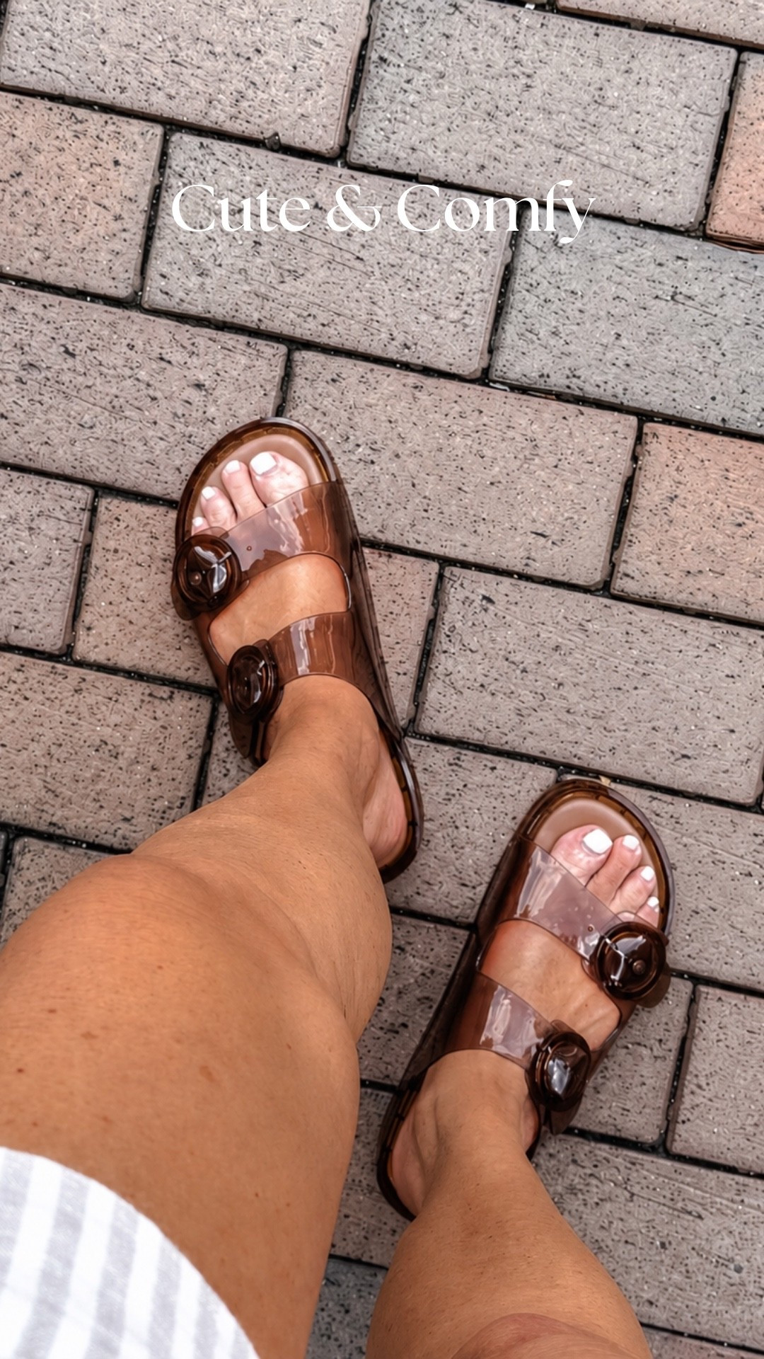 These jelly sandals are one of my favorite summer finds! 🤎 They’re lightweight, comfortable, easy to clean, and pair perfectly with everything from beach cover-ups to casual everyday outfits. Even better—they’re on sale for under $25 right now. Grab them before they sell out! ✨

Amie Pagan, look for less, Target Style, jelly sandals,

#LTKSeasonal #LTKootd #LTKSaleAlert