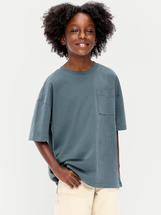 Oversized Short-Sleeve Pocket T-Shirt for Boys | Old Navy (US)