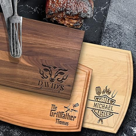 Mens Gifts for Him - Personalized Cutting Board - Gift Ideas for Men - Birthday Gifts for Men - C... | Amazon (US)