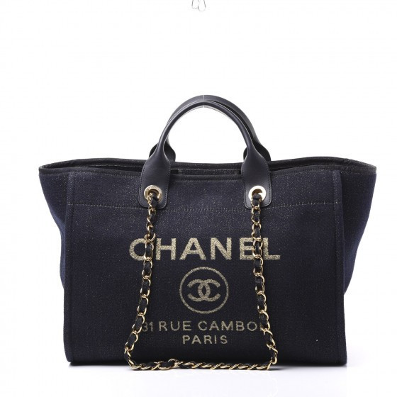 CHANEL

Lurex Canvas Medium Deauville Tote Navy Blue Gold


102 | Fashionphile