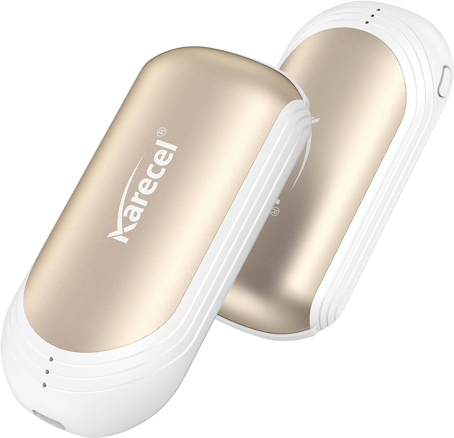 Karecel Hand Warmers Rechargeable 2 Pack, 5000mAh Hot Electric 2 in 1 Hand Warmer Portable Pocket... | Amazon (US)