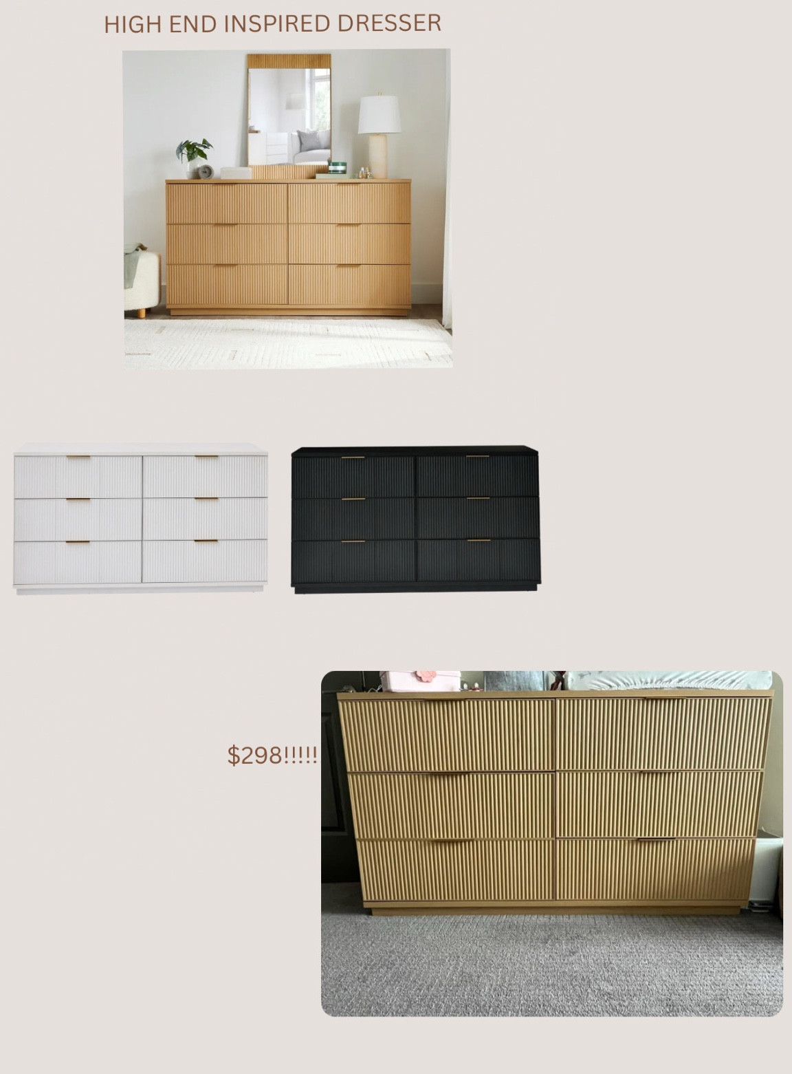 This new stunning Walmart dresser is back in all colors! Here is is in a group member’s home 😍😍🤯🤯 it’s a beauty! I can’t believe the price! 🙌🏻🙌🏻

#LTKHome #LTKSaleAlert #LTKMostLoved