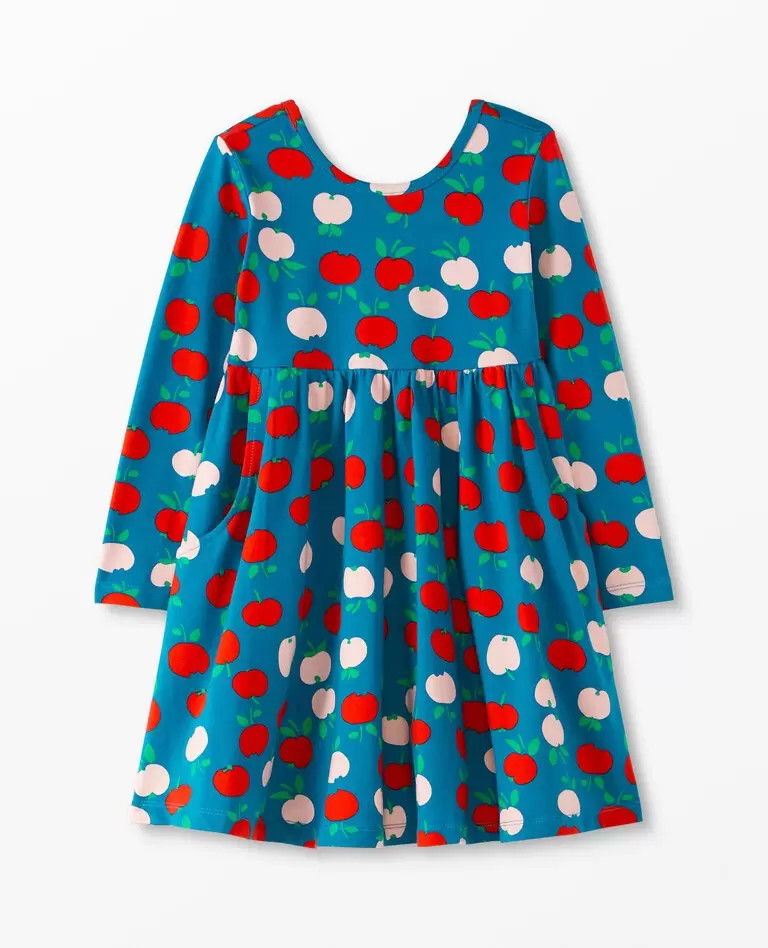 Print Super Soft Skater Dress | Hanna Andersson