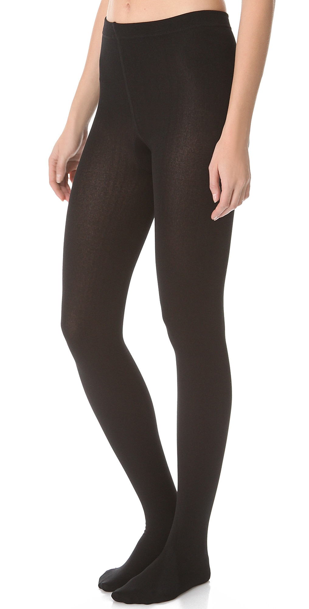 Plush Fleece Lined Tights Black S/M | Shopbop