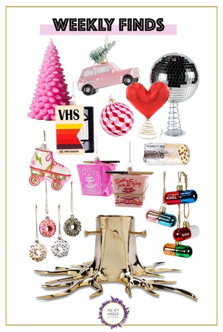 Coolest finds of the week coming at you !
It’s a special two-part Xmas tree decor selection : all the funkiness, all the pop culture, all the glam you need to make your tree extra special this year 💕

#weeklyfinds #homedecor #xmas #christmas #ornaments #holidaydecor
@liketoknow.it #liketkit 
https://liketk.it/4q5Gx

#LTKSeasonal #LTKHoliday #LTKhome