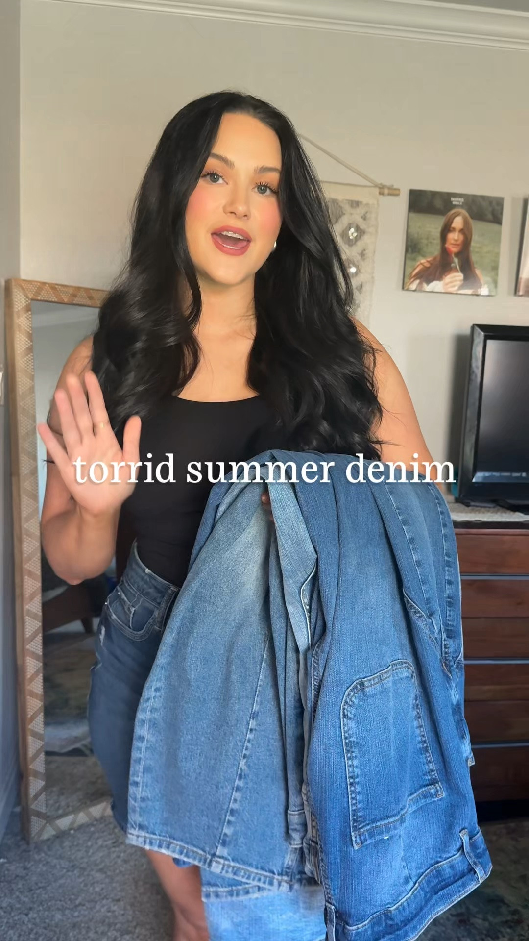 Wearing size 14 in all! Torrid’s jeans run loose imo so check the size chart 💙

#LTKPlusSize #LTKMidsize #LTKSaleAlert