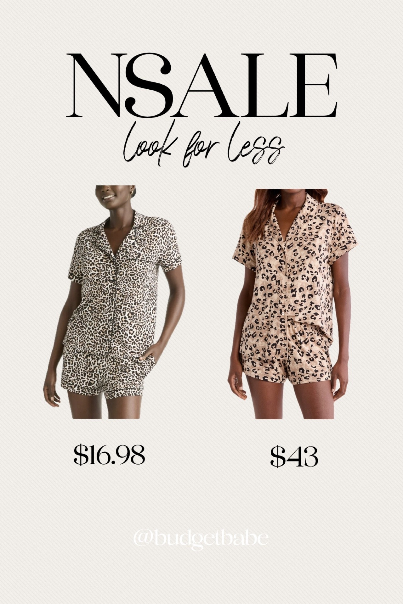 Every year I have fun finding Nordstrom Anniversary Sale “look for less” finds! You can’t go wrong with either pair of pajamas here; both available in a several gorgeous prints and colors. Choose from JoySpun Notched Collar pajamas at Walmart or Nordstrom’s Moonlight Eco pajamas.

#LTKSaleAlert #LTKFindsUnder100 #LTKFindsUnder50