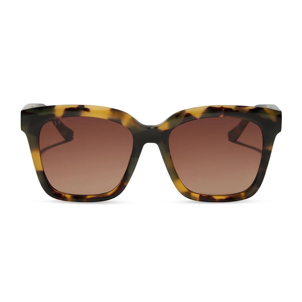 MEREDITH - BROWN KOMBU + BROWN GRADIENT SUNGLASSES | DIFF Eyewear