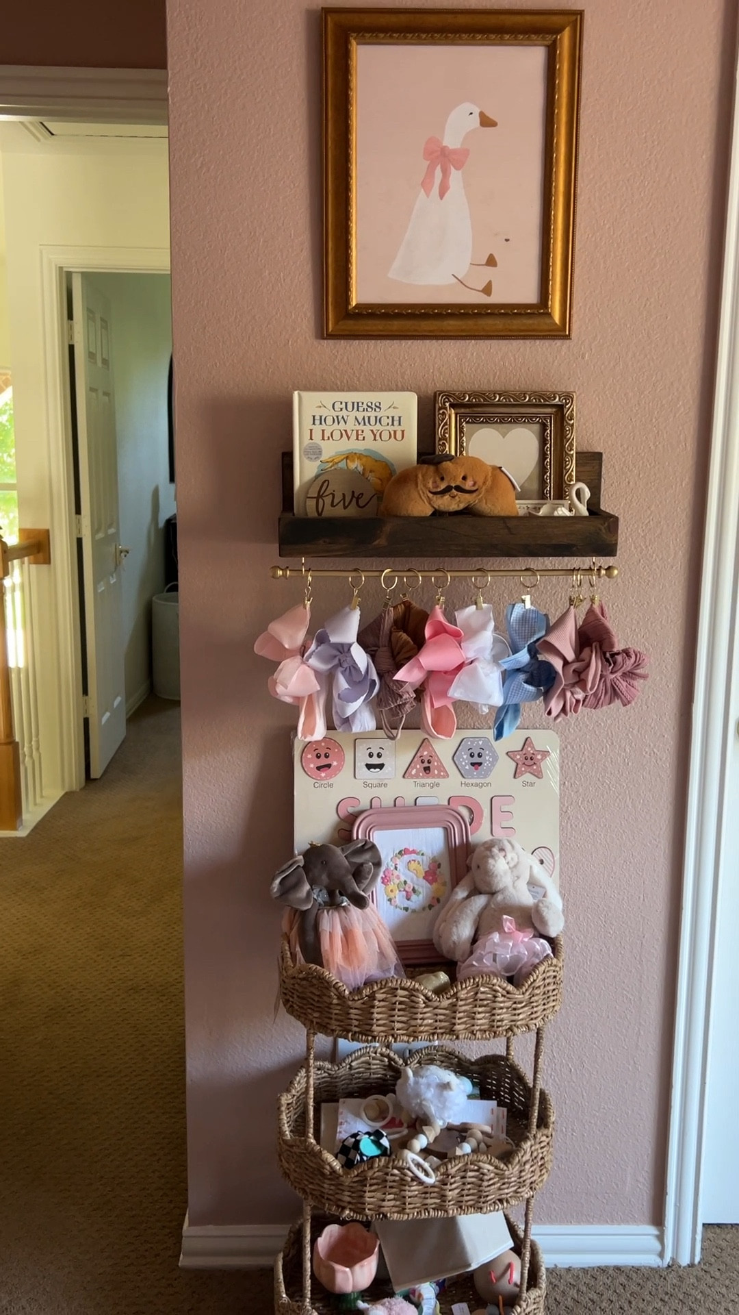 Baby girl room! Empty wall idea and how I display her bows.💗

#LTKKids #LTKBaby #LTKHome