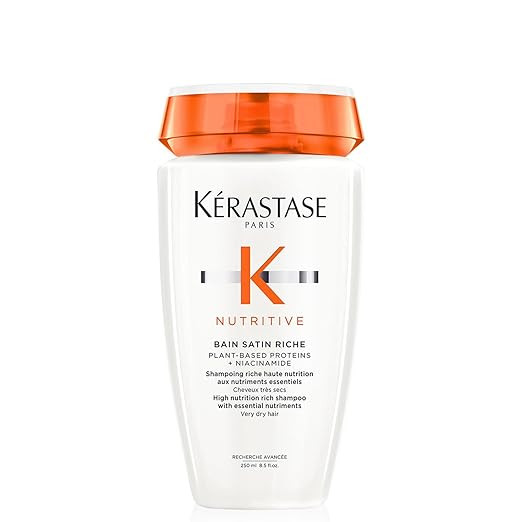 Kérastase Nutritive Bain Satin Riche, Feuchtigkeitsspendendes Haarbad bei trockenem bis sehr tro... | Amazon (DE)