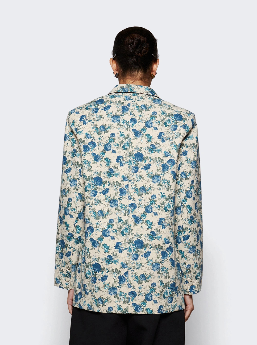Parker Blazer Blue Floral | The Webster