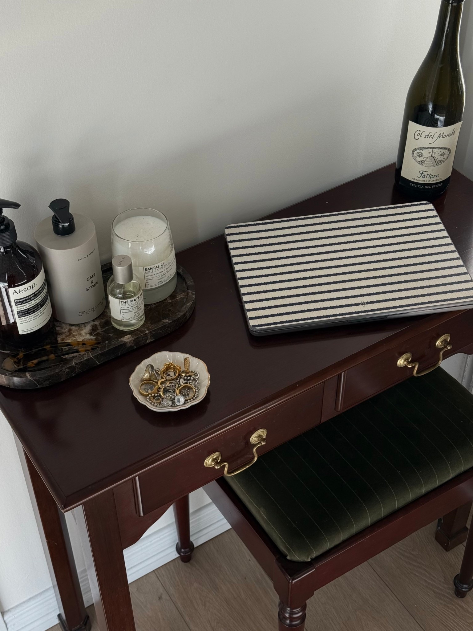 Currently loving my new Vanity desk and this decor! 



Bedroom ideas, bedroom decor ideas, bedroom styling inspiration, vanity styling ideas, bedroom vanity decor, vintage wood vanity, rustic farmhouse bedroom, modern bedroom ideas, farmhouse bedroom styling, vanity desk decor, bedroom aesthetic inspiration, cozy neutral bedroom, modern farmhouse bedroom decor, stylish and functional vanity setup, warm rustic home accents, salt and stone, Amazon must haves, Amazon home decor, Amazon bedroom finds, Amazon marble tray, marble tray, 

#LTKwinter #LTKcanada #LTKhome