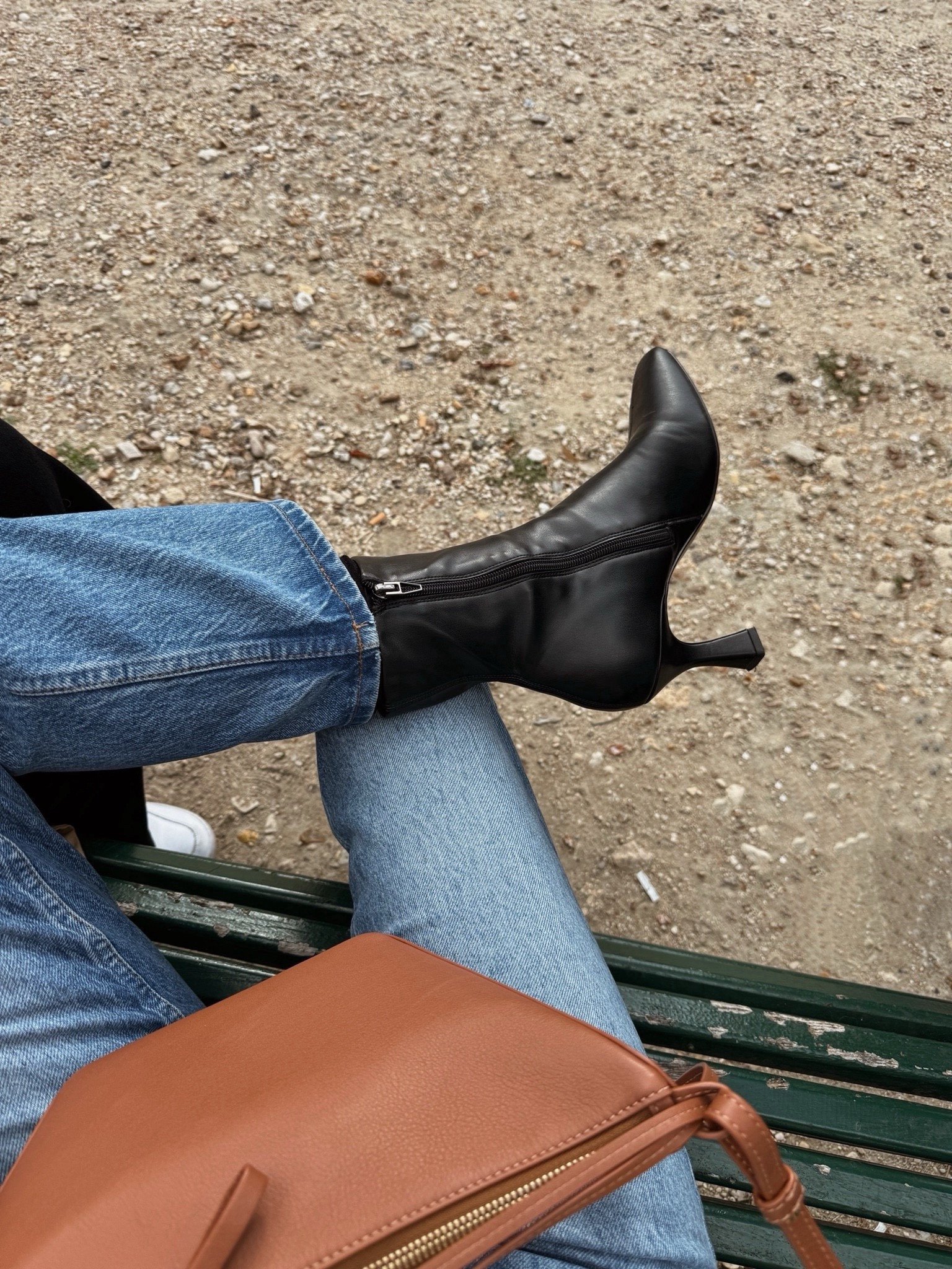 The comfiest black ankle booties ever! 