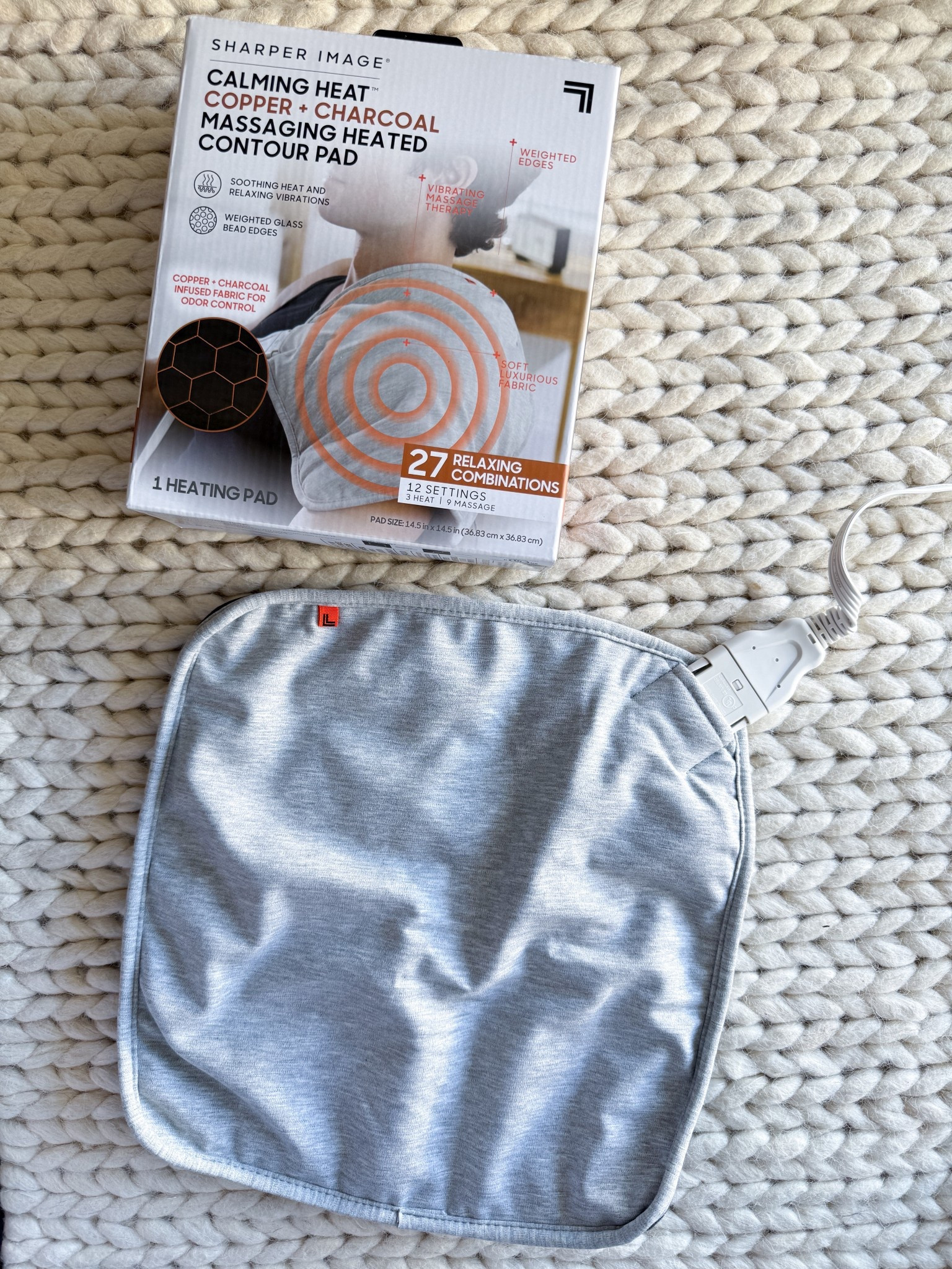 My mother-in-law got me this massaging heat pad for Christmas & it has quickly become part of my nightly wind-down routine. The heat is actually hot, the massage is gentle but effective, & the weighted feel makes it so calming. Perfect for sore shoulders, lower back, or just decompressing at the end of the day.

massaging heating pad - heated massage pad - electric heating pad - weighted heating pad - heat therapy at home - massage therapy device - muscle relief tools - sore muscle relief - back pain relief - neck pain relief - shoulder pain relief - lower back pain relief - relaxation essentials - self care routine - nightly wind down - cozy home essentials - wellness favorites - stress relief tools - tension relief - calming home finds - winter self care - thoughtful gift ideas - Christmas gift favorite - gift from mother in law - comfort items - recovery essentials - everyday comfort - relaxation at home - pain management tools - soothing heat therapy

#LTKselfcare #LTKFindsUnder50 #LTKmomlife