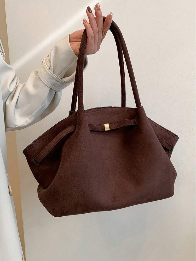 Coffee Brown Tote  | SHEIN