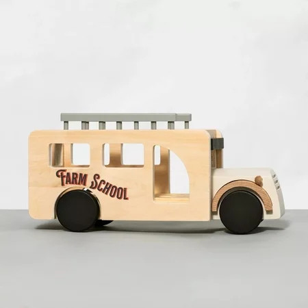 Wooden Toy Farm School Bus - Hearth & Hand with Magnolia | Walmart (US)