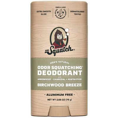 DR. SQUATCH Men's Deodorant - Birchwood Breeze - 2.65oz | Target