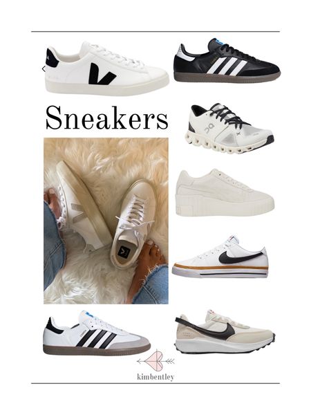Sneakers are all the rage so I’m sharing some of my favorites. The best Christmas gift for your favorite sneaker head. 
kimbentley, sneakers, running shoes, fall outfit, samba, Veja, Nike, on Cloud, puma

#LTKGiftGuide #LTKshoecrush #LTKHoliday
