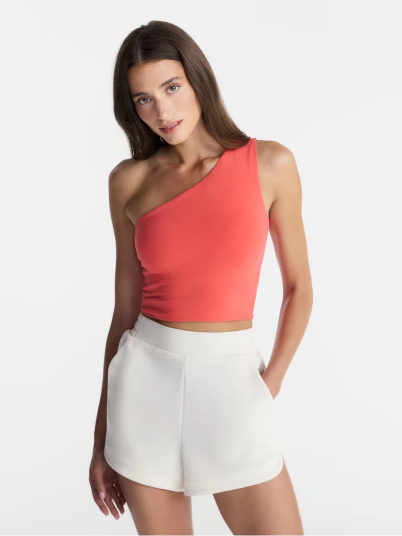 Avia Women's One Shoulder Sports Bra, Sizes XS-XXXL | Walmart (US)