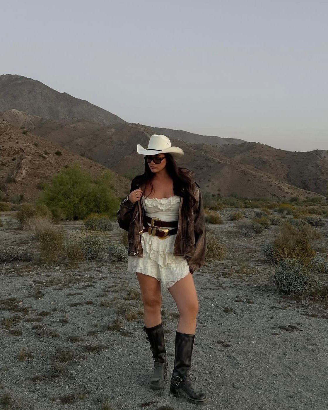 Bomber jacket and lace mini dress outfit for festival season - love this jacket!