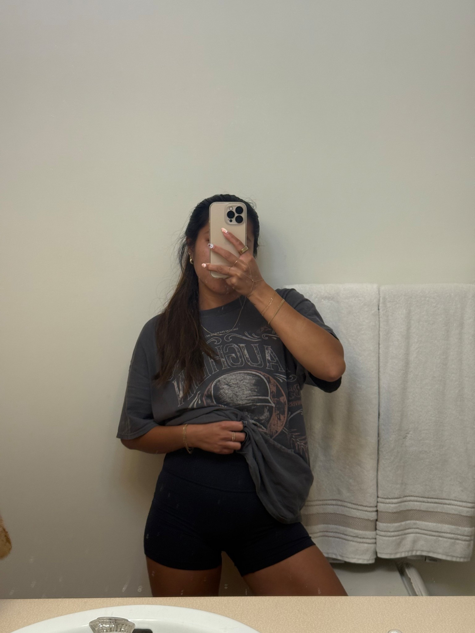 CRZ 4” biker shorts (front seamless)