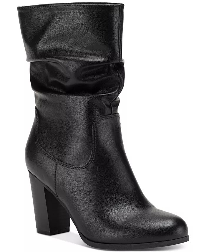Style & Co Saraa Slouch Mid-Shaft Boots, Created for Macy's & Reviews - Boots - Shoes - Macy's | Macys (US)